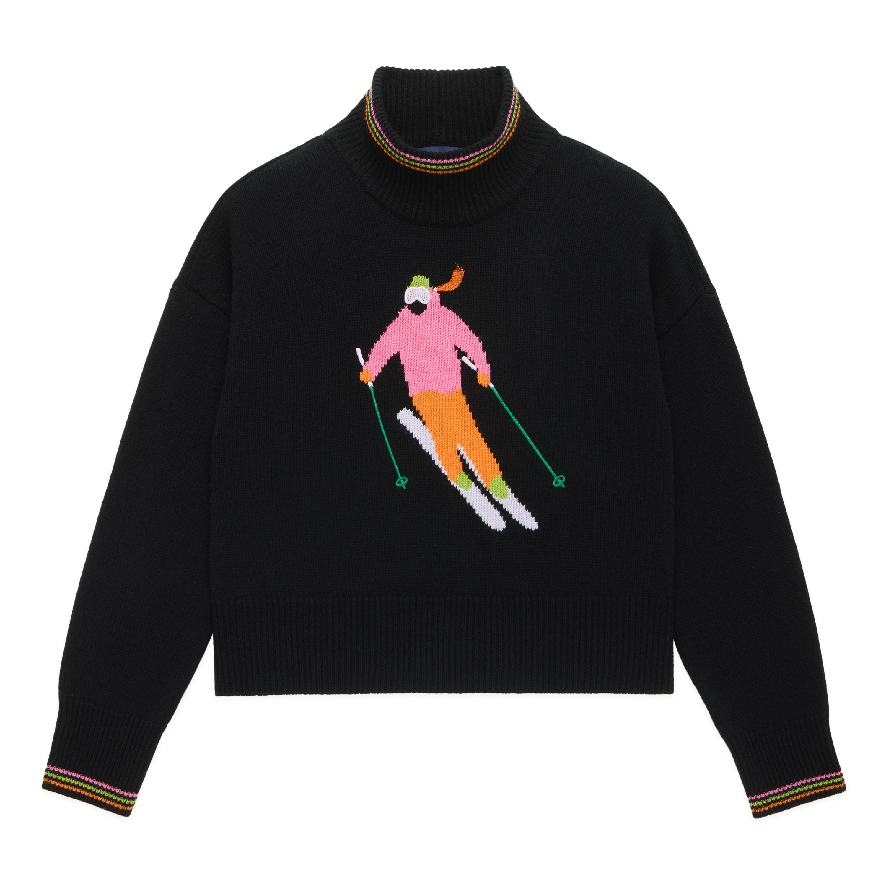 Women's Cashmere Skier Sweater Ski Queen – Rowing Blazers