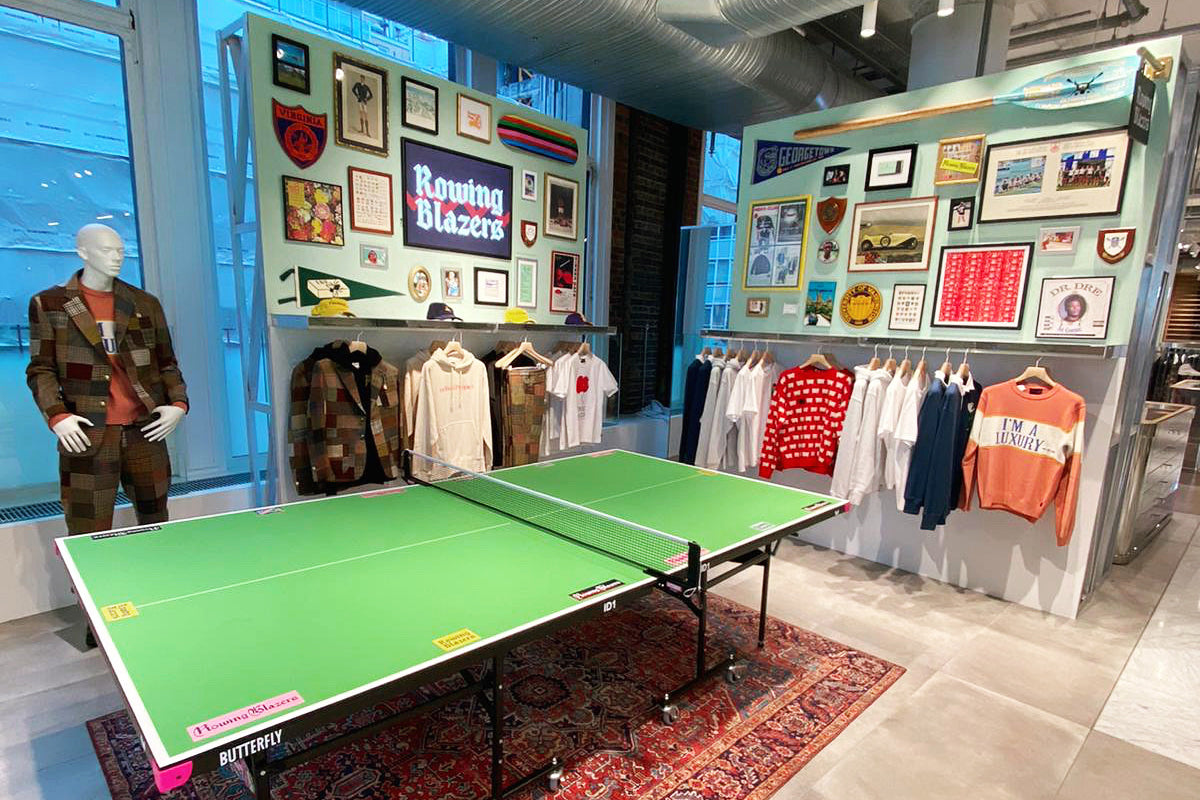 Rowing Blazers at Selfridges London (Our FW20 collection is available now)