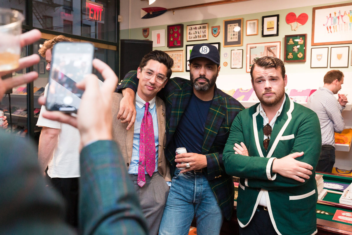 Barbour x Rowing Blazers Launch (See photos from our Barbour x Rowing