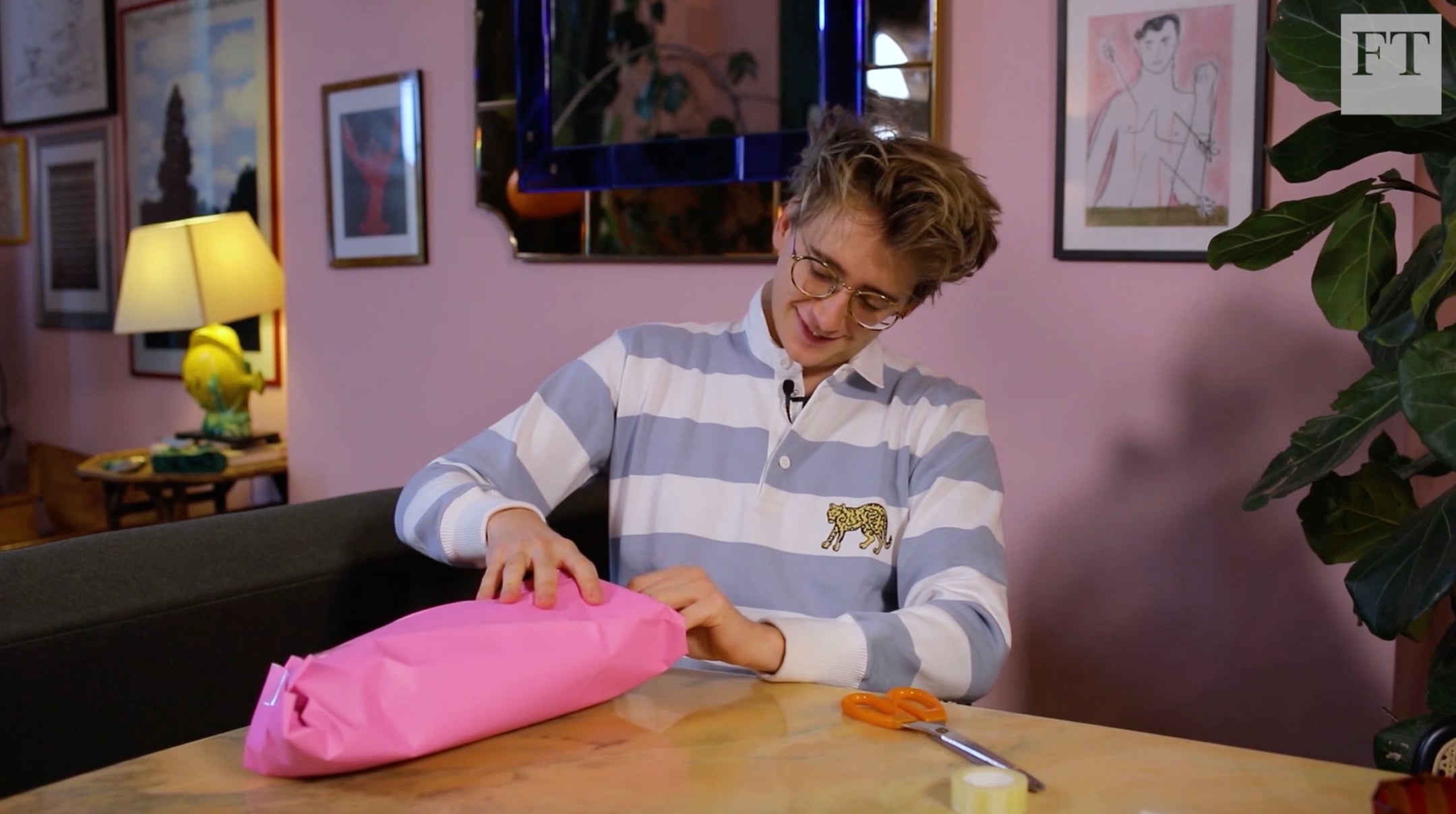 Luke Edward Hall on Gift Wrapping (Financial Times video)