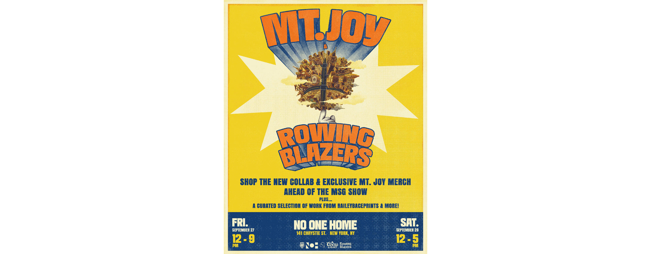 YOU’RE INVITED: MT. JOY X ROWING BLAZERS NYC POP-UP