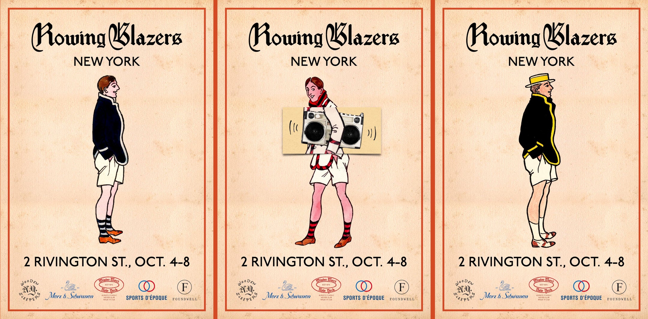 Rowing Blazers NYC Pop-Up Shop! (2 Rivington Street, October 4-8)