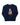 The Cashmere Terrier Sweater Navy by Rowing Blazers features a navy slouchy fit with a terrier in a red and white striped sweater and “Rowing Blazers” below.