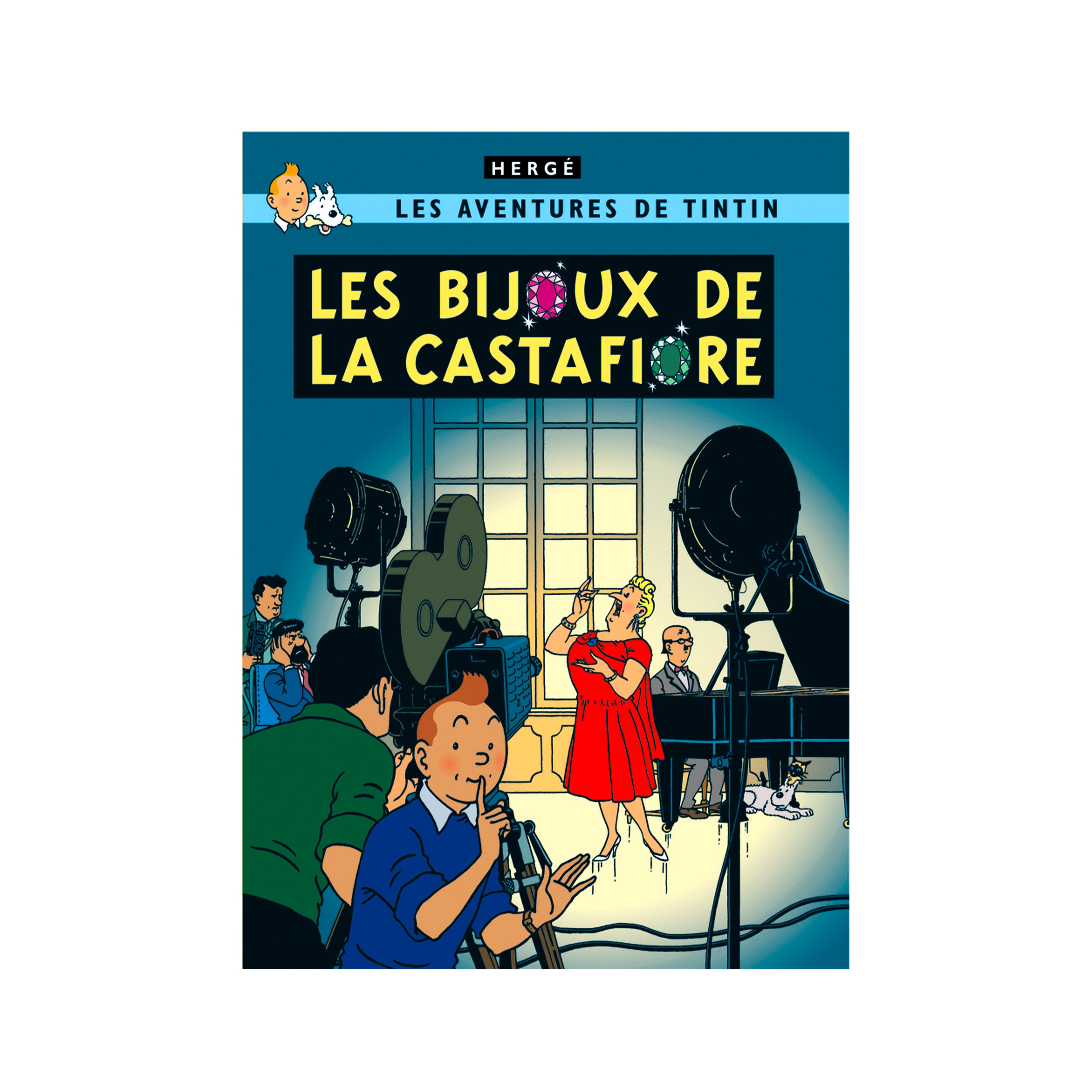 Tintin Les Bijoux de la Castafiore Postcard – Rowing Blazers