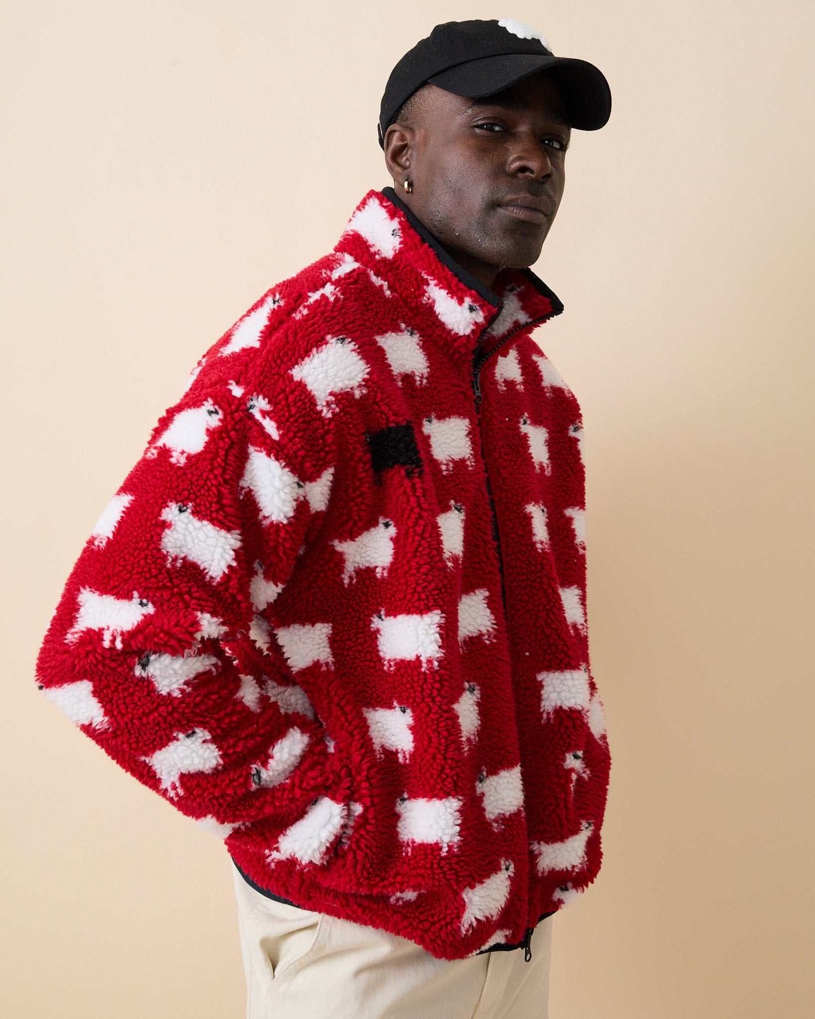 Child Red Rowing Jacket Warm & Wonderful Sheep Sherpa Jacket Diana Red – Rowing Blazers