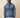 Men's Cashmere Quarter Zip Ottoman Rib Sweater Blue
