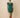 Women's Sweater Polo Dress Green