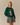 Green Rowing Blazers x Babar Babar Jardinier Cashmere Sweater featuring a motif of Babar the Elephant gardening with the text BABAR jardinier above it.