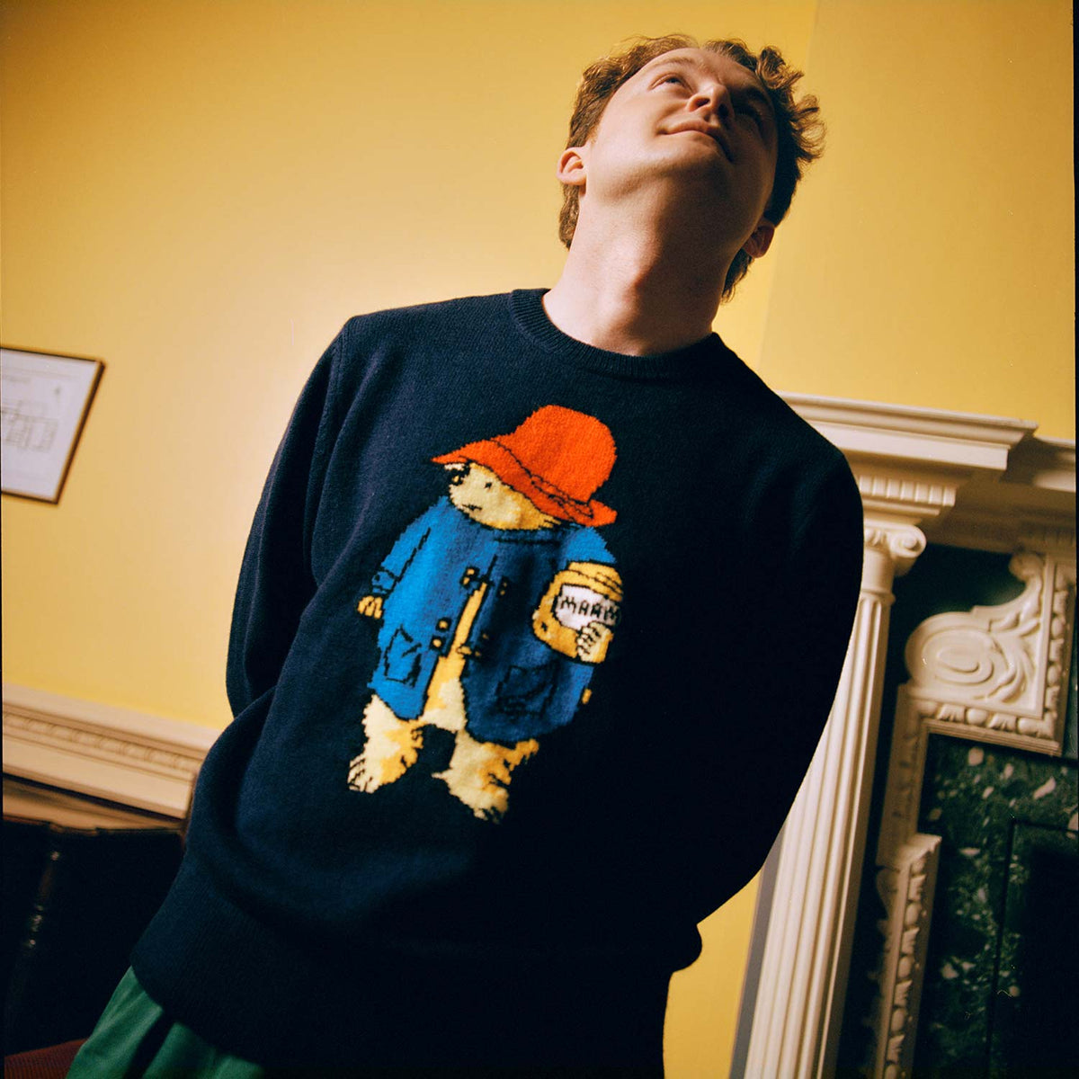 Traditional Rowing Sweaters Paddington Bear Cashmere Sweater Navy – Rowing Blazers
