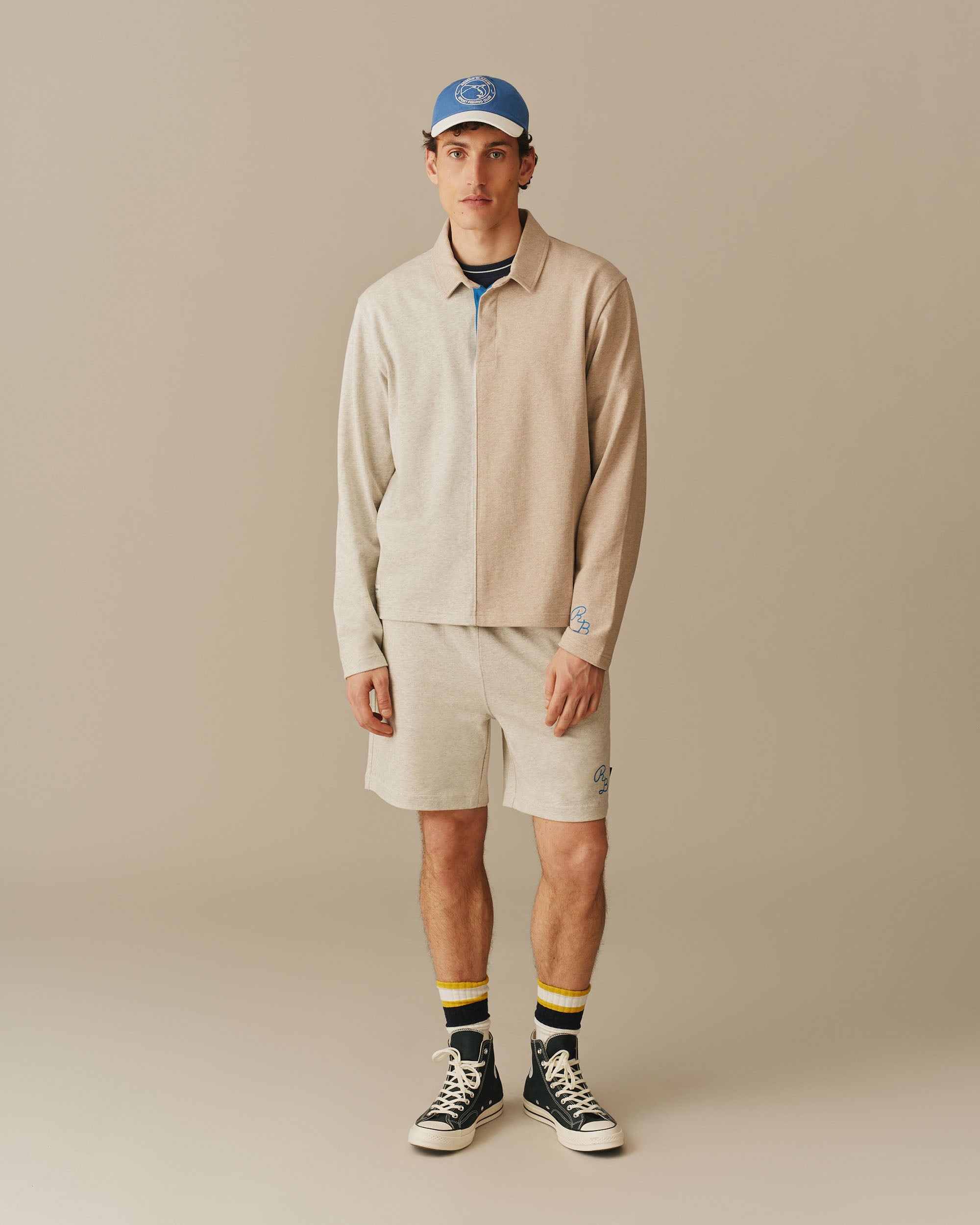 Fancy Rowing Shorts Men's Cotton Rugby Shorts Heather Gray – Rowing Blazers