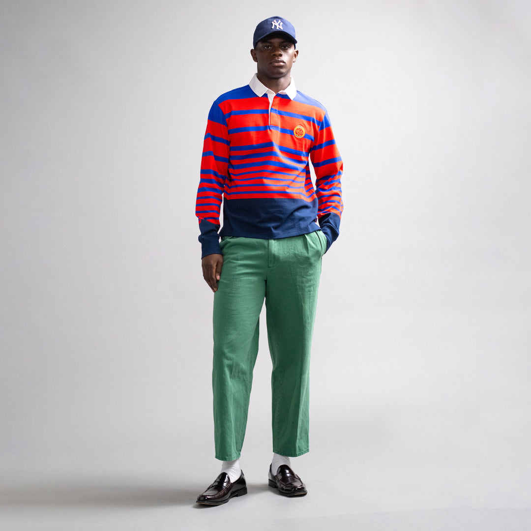 Rowing Rugby Top Men's Mt. Joy Rugby Scarlet Stripe – Rowing Blazers