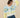 Women's Cotton Fairisle Lemon Cropped Cardigan Blue