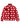 Warm & Wonderful Sheep Sherpa Jacket Diana Red, a red zip-up sherpa fleece jacket with a repeating pattern of white sheep and one single black sheep on the right chest.