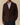 Cotton Fisherman Shawl Cardigan Brown Brown / XL