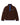 Brown Rowing Blazers Clark Sherpa Brown pullover with a blue snap-button placket, blue trim at the hem and cuffs, zippered side pockets, and logo patches on the chest and sleeve.