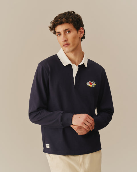 Cotton Beach Babar Rugby Navy – Rowing Blazers