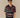 Men's Linen Painted Stripe Polo Sweater Navy