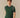 Men's Cotton Blend Varsity Sweater Tee Green