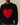 Heart Sweater Black Black / XL