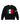 Rowing Blazers Mexico Flag Crewneck Sweater Navy featuring an embroidered Mexican flag on the chest and striped trim on the left sleeve.