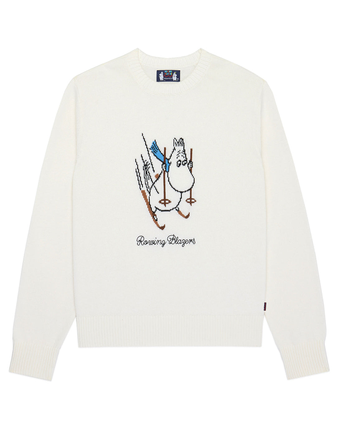 Moomin Cotton Ski Sweater White