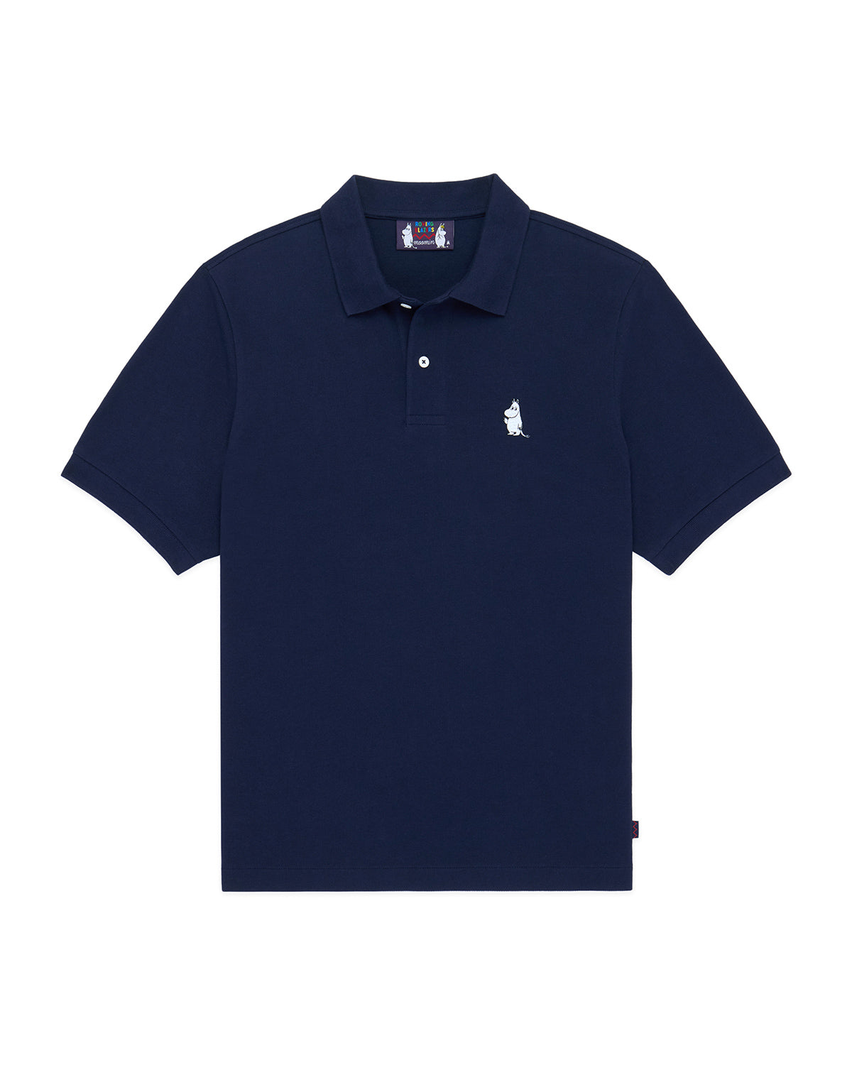 Men’s Moomin Short Sleeve Pique Polo Navy