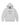 A light heather gray pullover hoodie with a front kangaroo pocket and drawstrings, featuring a navy blue graphic on the chest that reads 'ROWING BLAZERS NEW YORK' with crossed oars.
