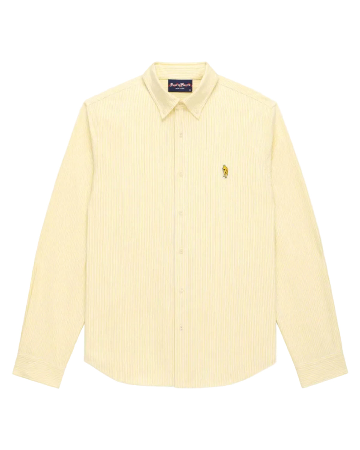 Men's Classic Stripe Winnie-the-Pooh Oxford Shirt Yellow / White University Stripe