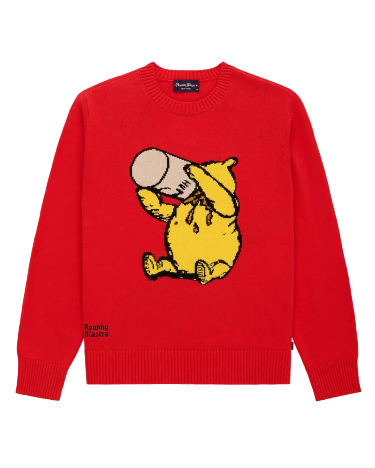 Winnie-the-Pooh Cotton Sweater Cherry Red