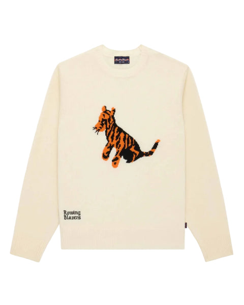 Tigger Cashmere Sweater Ivory – Rowing Blazers