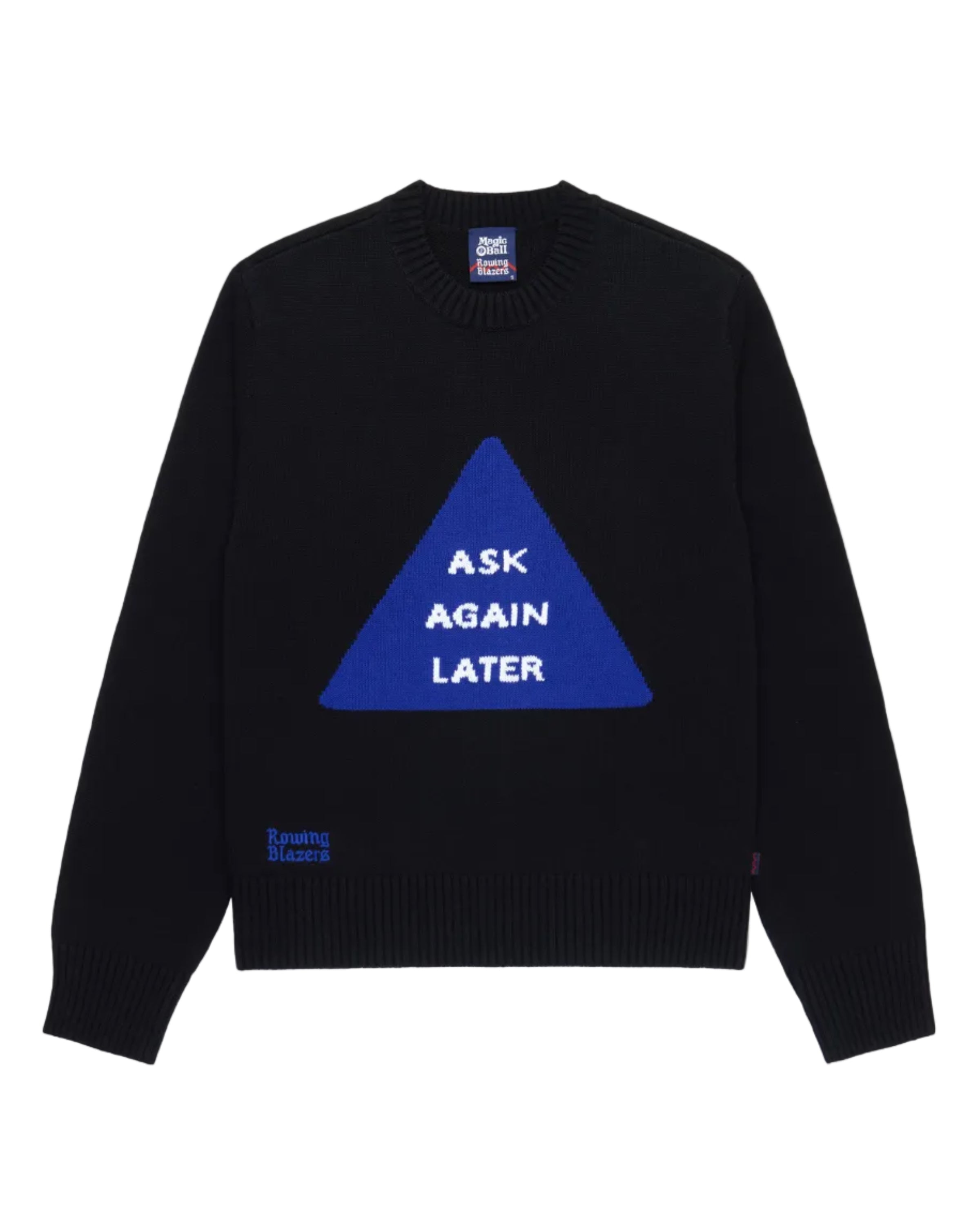 Men's Magic 8™ Ball Ask Again Later Cotton Sweater Black