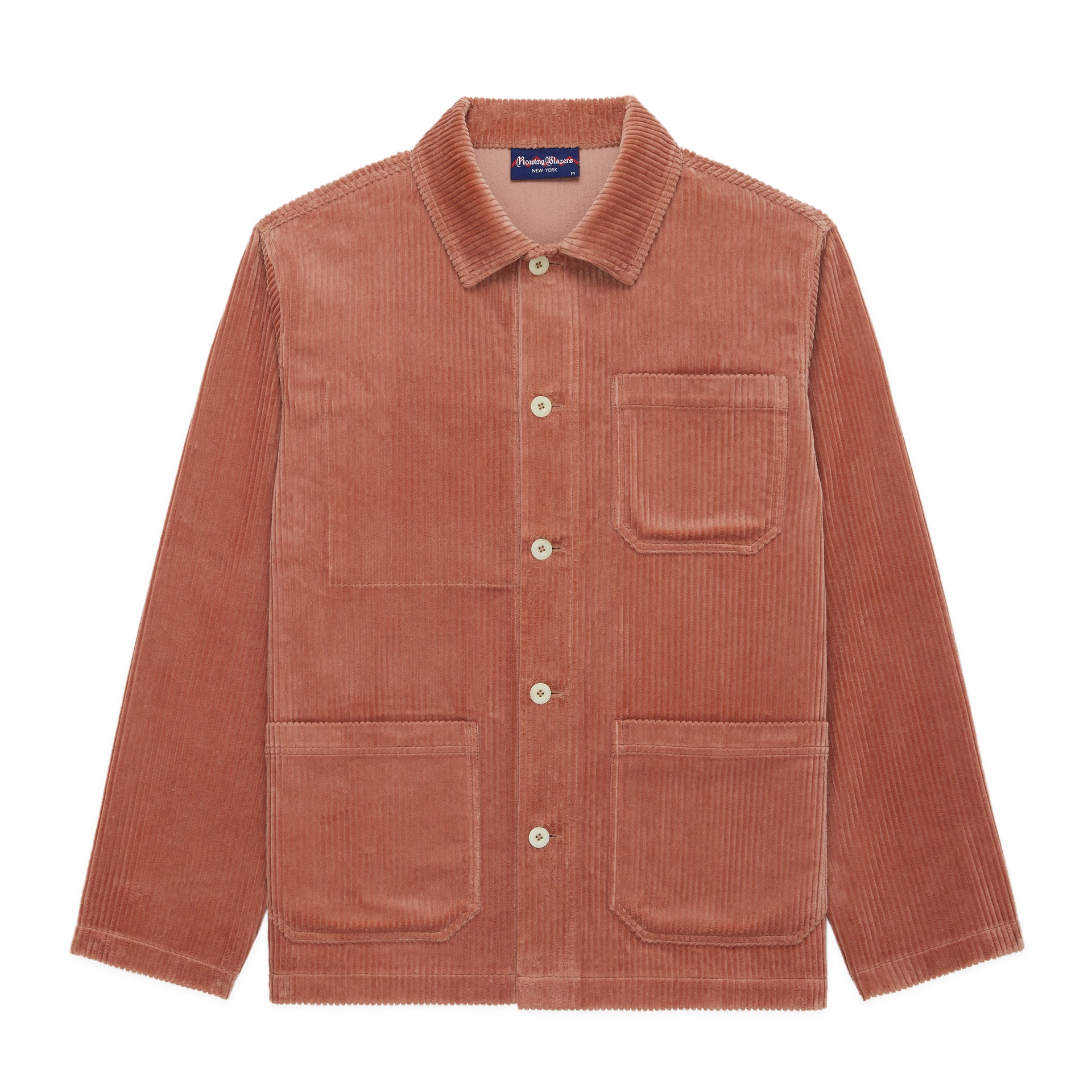 Men's Corduroy Chore Jacket Dusty Rose – Rowing Blazers
