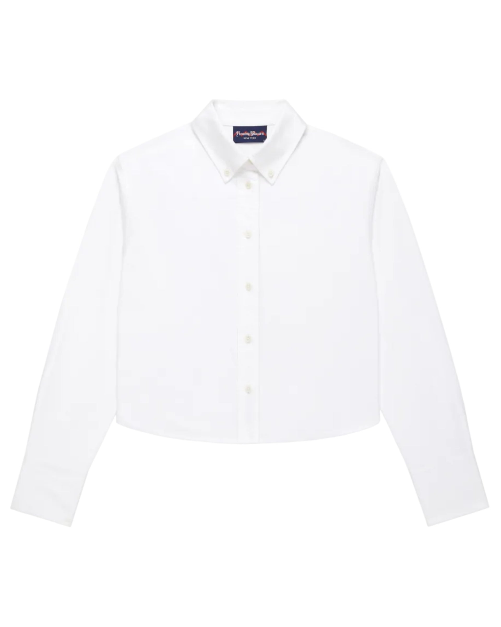 white cropped dress shirt Amazon.com: BONITEE Long Sleeve Button Down Shirts Women Crop Blouses Tops  White,S