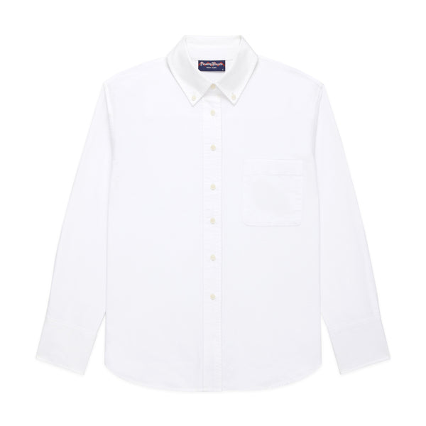 Womens Oversized Oxford Shirt White