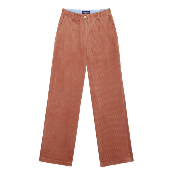 Womens Corduroy Straight Leg Pant Dusty Rose