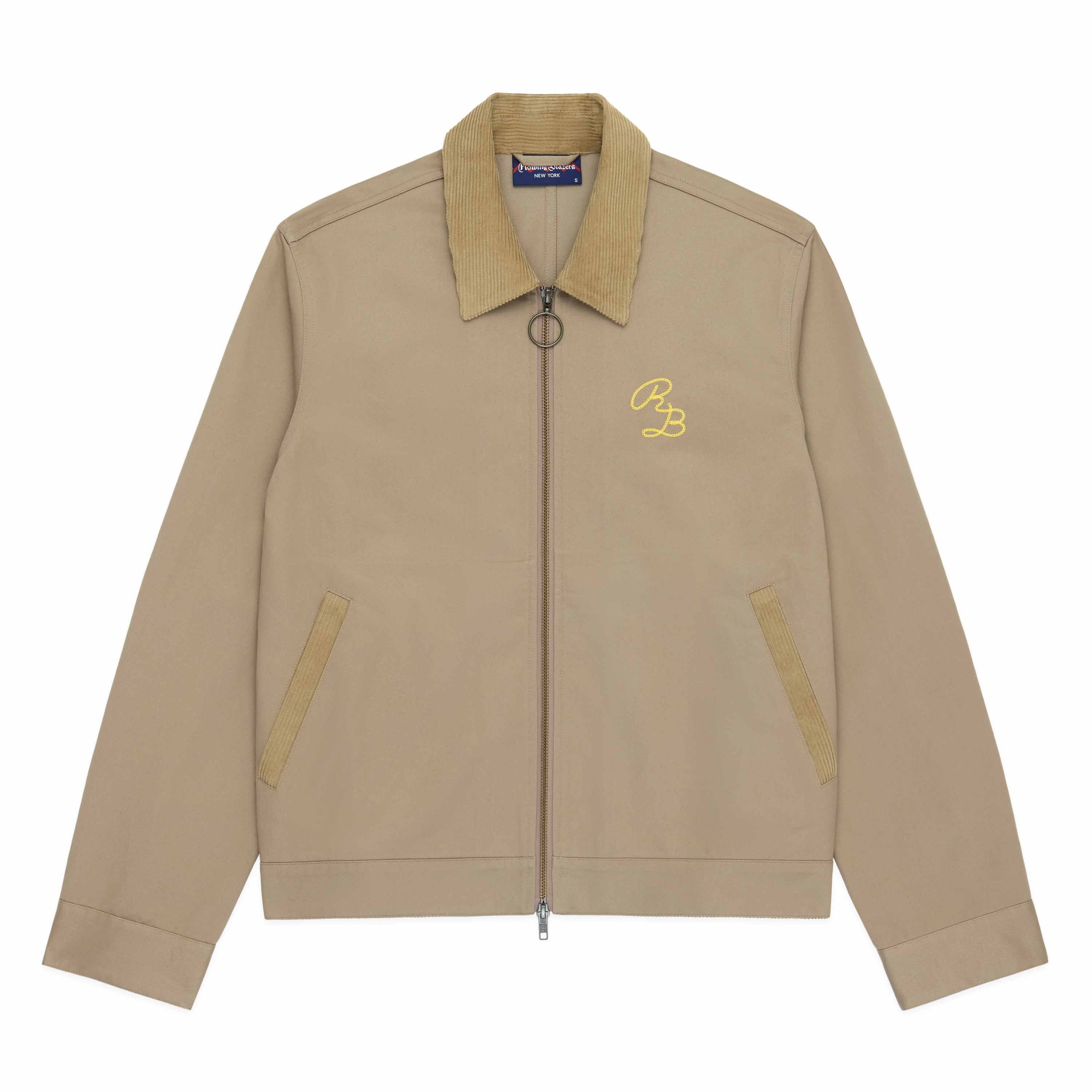 Traditional Rowing Jacket Men's Twill Work Jacket Khaki – Rowing Blazers