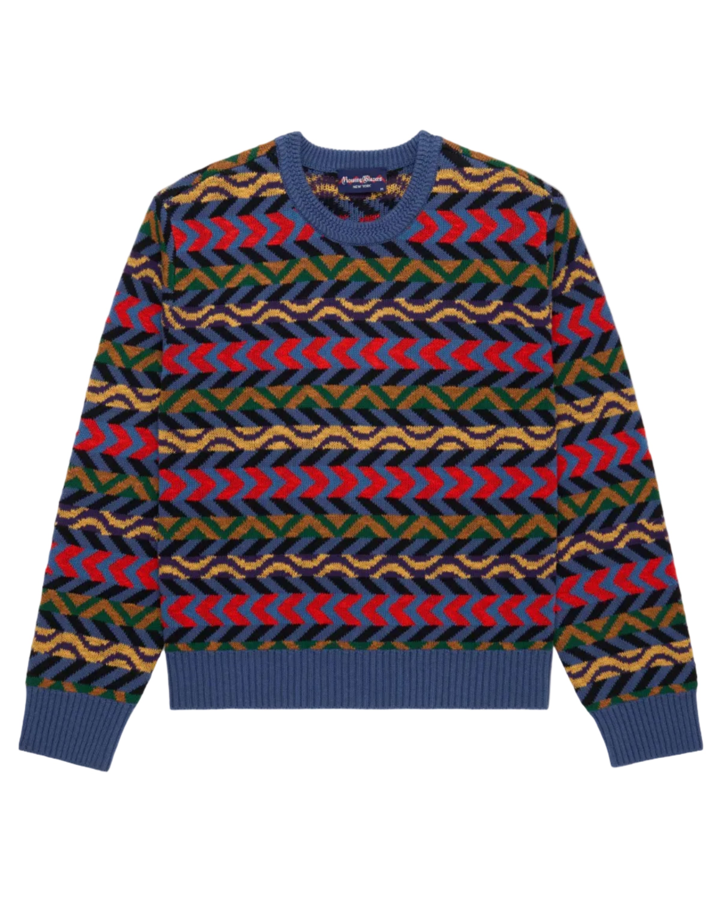 Traditional Rowing Sweaters Men's Multi Stripe Sweater Bright Multi – Rowing Blazers