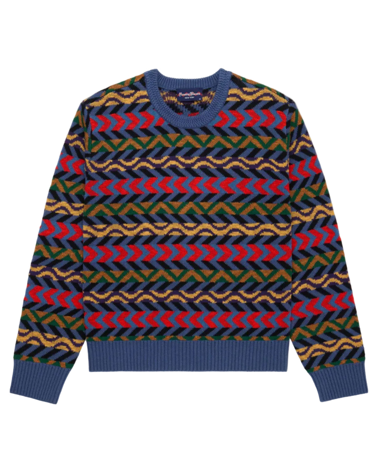 Multi Stripe Sweater Bright Multi – Rowing Blazers