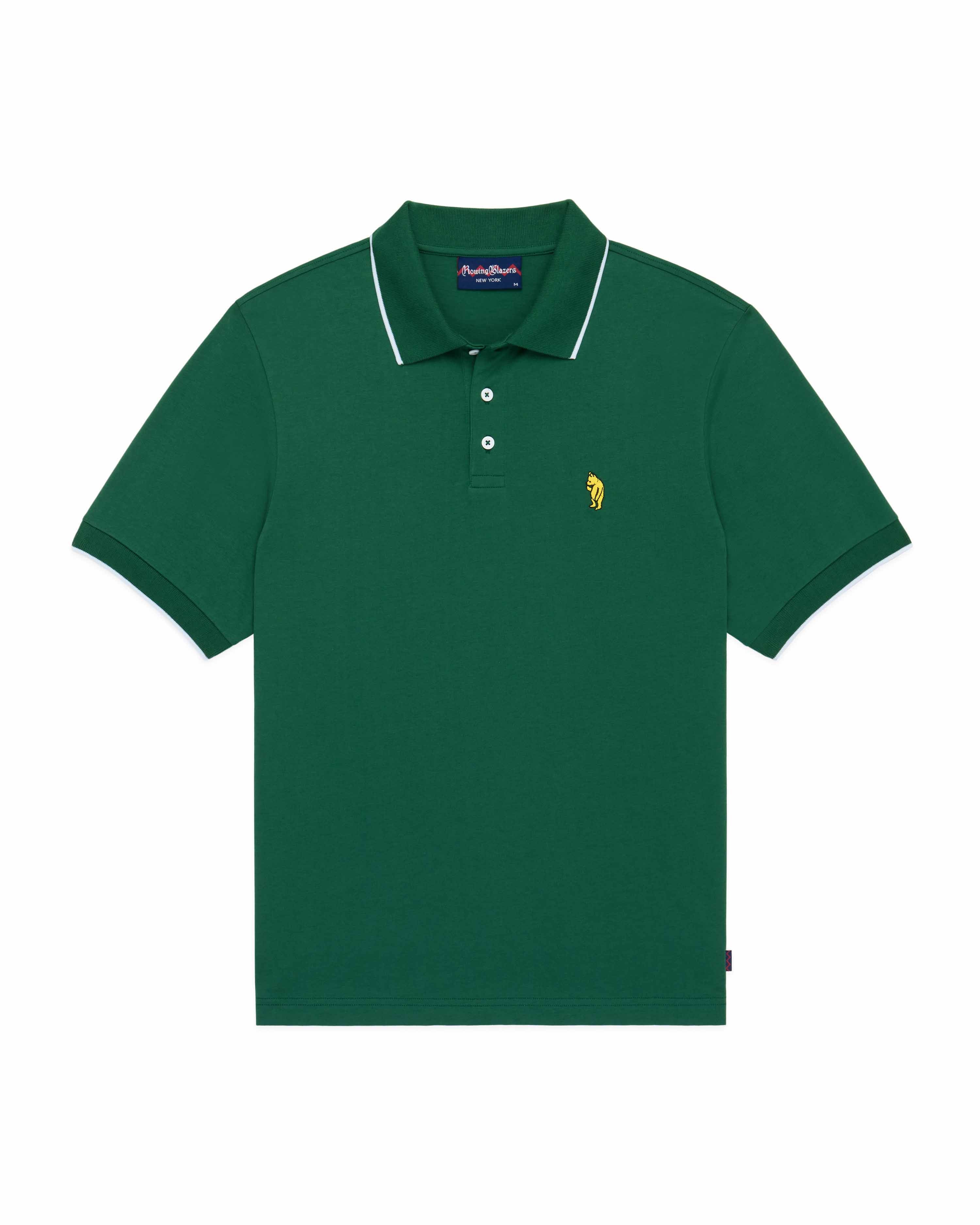 Men's Pooh Double Polo Green