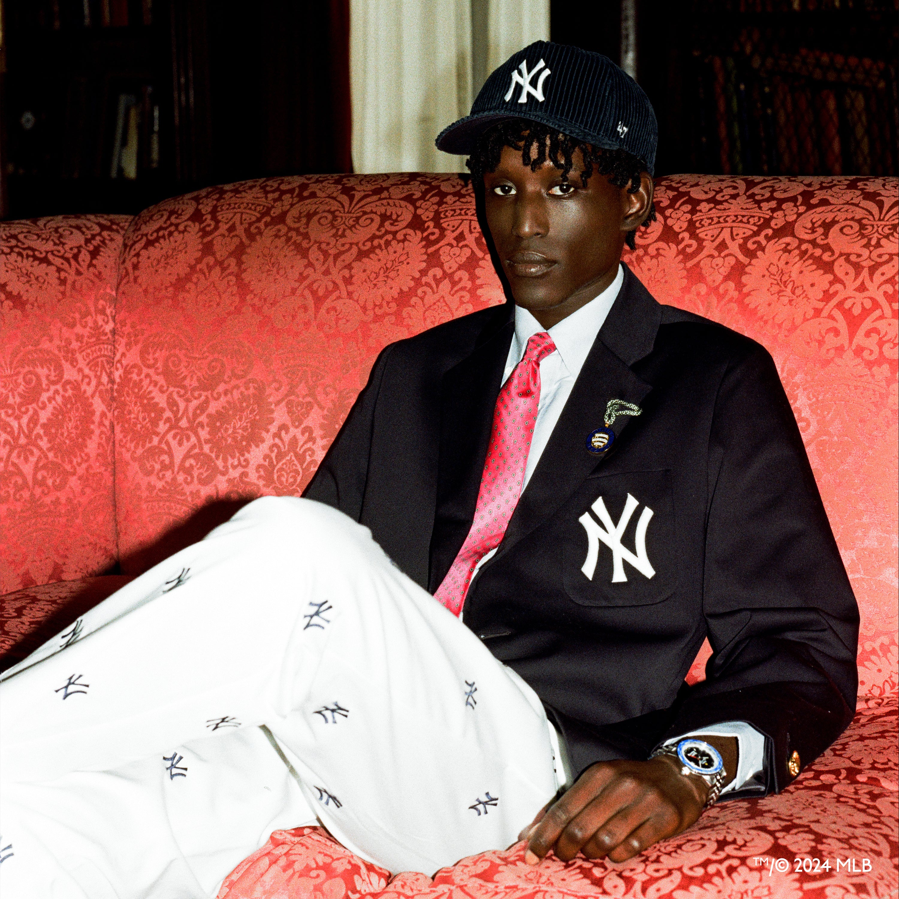 Rowing Blazers x 47 Wide Wale Yankees Cap