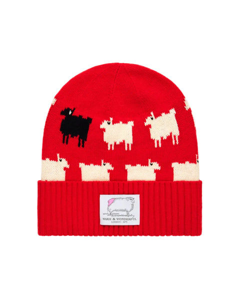 Warm & Wonderful Cotton Sheep Beanie – Rowing Blazers display picture 1