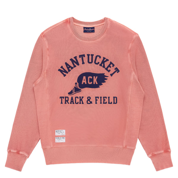 Garment-Dyed Nantucket Track & Field Crewneck