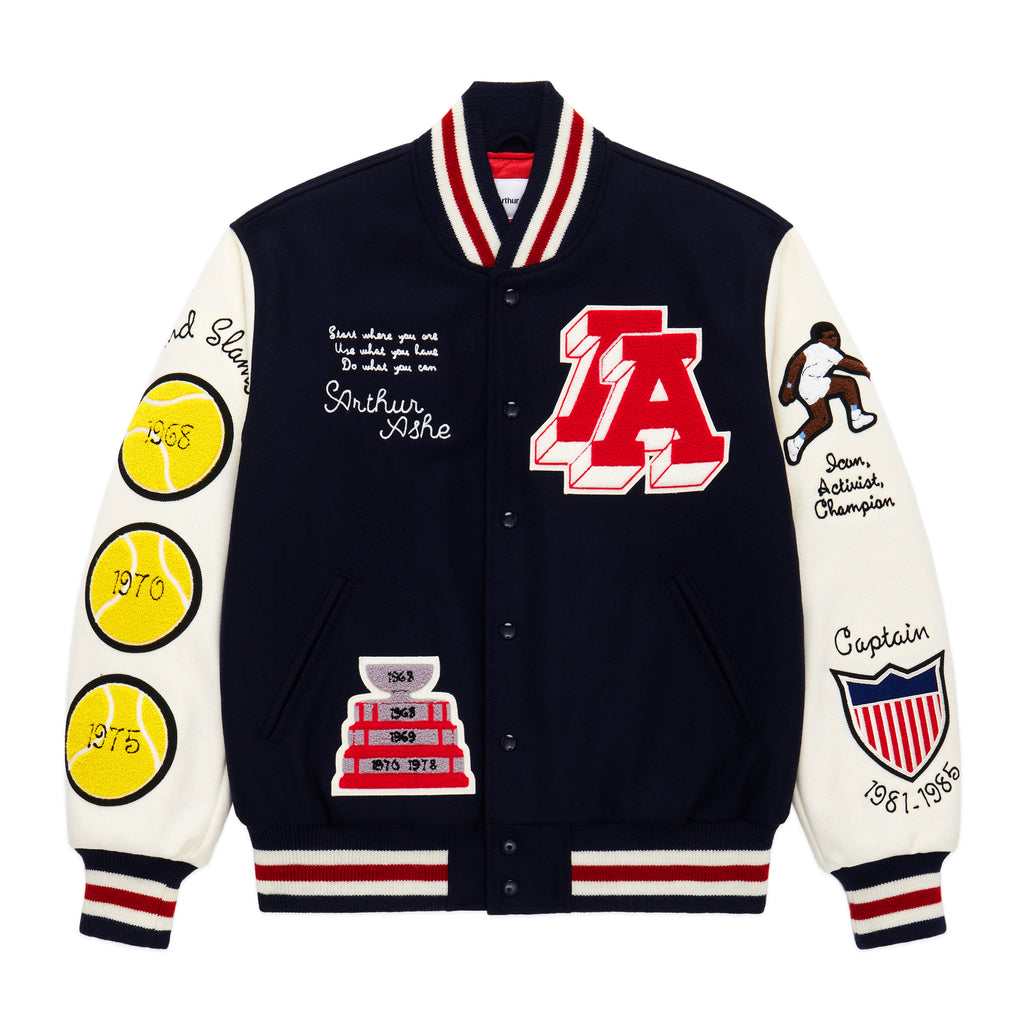 Arthur Ashe x UNINTERRUPTED Varsity Jacket – Rowing Blazers