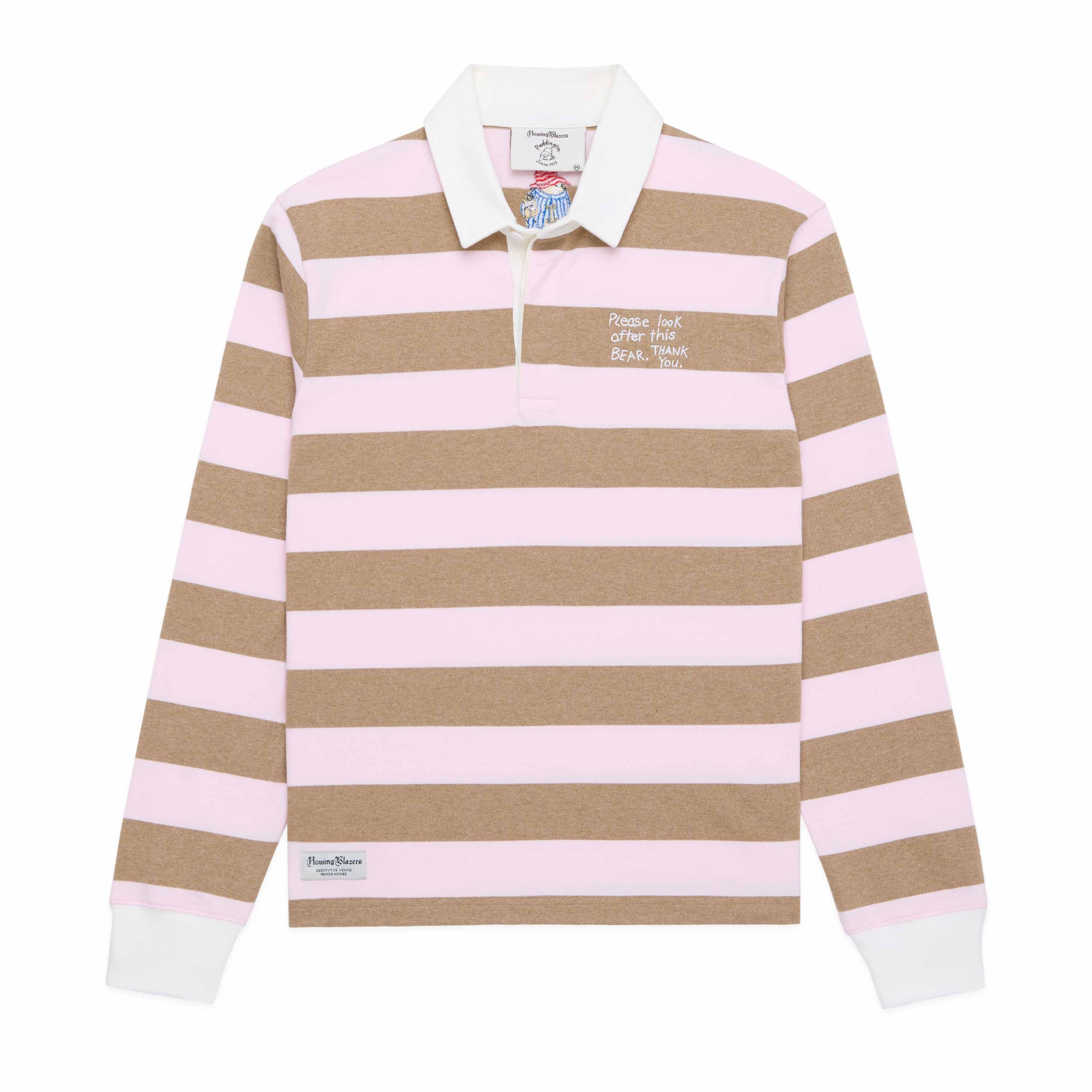 Paddington Rugby Pink Brown Stripe – Rowing Blazers
