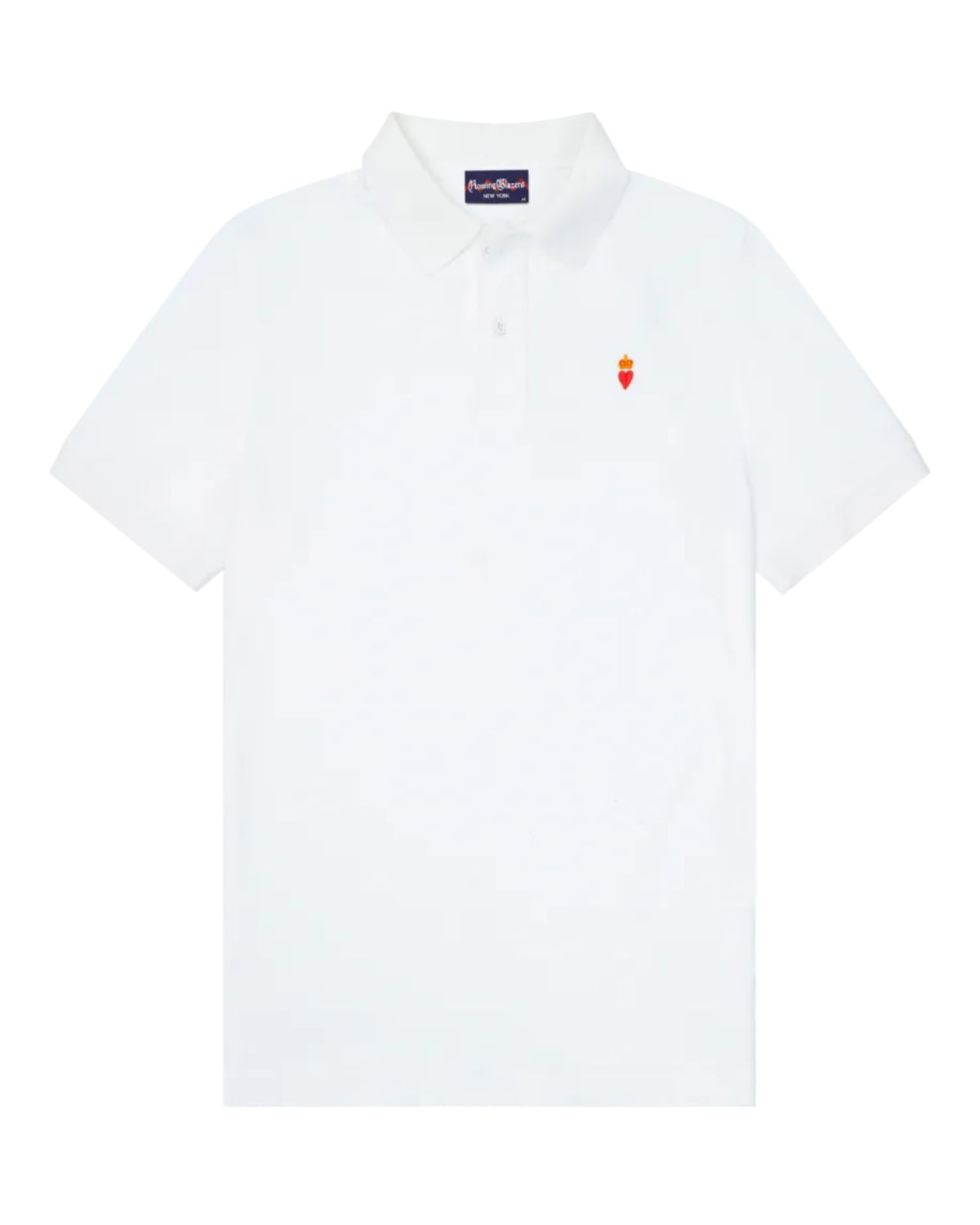 ecmile HEART COLLAR POLO Heart Icon Piqué Polo – Rowing Blazers