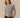 Women's Cotton Gingham Shirred Top Navy