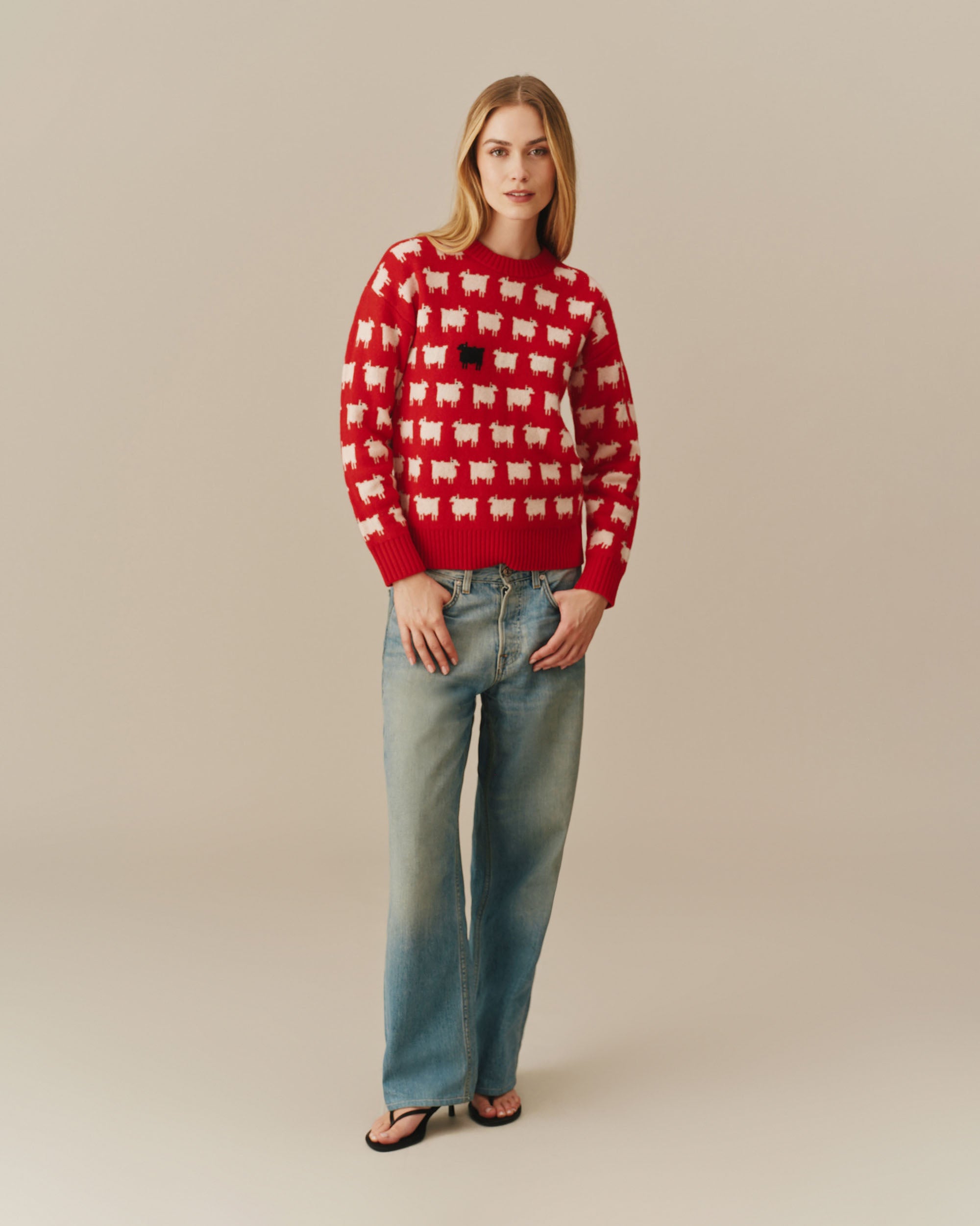 Traditional Rowing Sweaters Warm & Wonderful Wool Diana Edition Sheep Sweater – Rowing Blazers