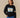 Argentina Flag Crewneck Sweater Navy