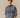 Cashmere Quarter Zip Ottoman Rib Sweater Blue