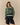 Charlotte Cotton Cropped Sheep Cardigan Green Green / XL
